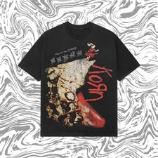 Mens & Womens Heavyweight T-Shirt Gildan Cotton Korn Follow picture