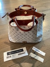 AUTHENTIC Dooney & Bourke Gretta Brenna Women's Satchel Bag Bone (NG1905BO) picture