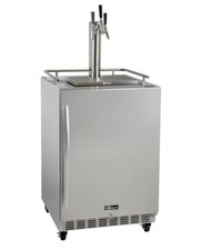 Kegco HK38SSC-3 3-Tap Commercial Outdoor Built-In Kegerator w/ Dispense Kit picture