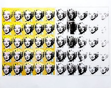 Andy WARHOL 50 Marilyns Pop Art Offset Lithograph Print 22 x 27 picture