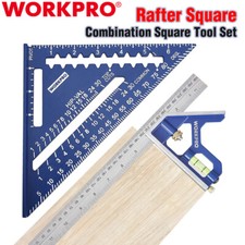 WORKPRO Rafter Square Combination Square Tool Set Rafter Square Layout Tool NEW picture
