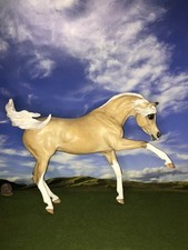 OOAK Breyer cm Custom Horse Ashquar Arabian **Stunning  Dapple Palomino** picture