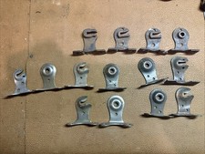 Antique Window Roller Shade Blind Brackets-5 Sets- 5 Sets Plus 1 Set Cast Iron picture