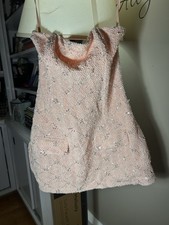 Hello Molly Rose Gold Mini Dress Size Medium picture