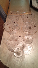 Vintage Mid Century modern Glasswear Lot of (5) picture
