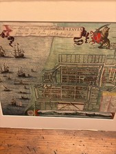 Rare VOC 17th Century Batavia Map picture