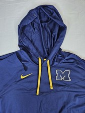 Nike Hoodie Men's Size XL Blue Michigan Wolverines Football On-Field  Football  picture