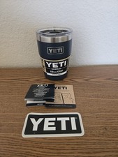 YETI Rambler 16oz Stackable Cup w/Magslider Lid Color: Navy (Brand New) picture