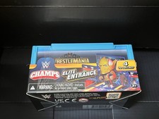 WWE Champs Elite Entrance WrestleMania Black Bus Mini Figures Brand New Sealed picture