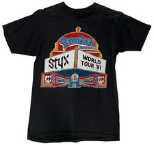Hot  Styx World 81 Paradise theatre Black S-234XL T-shirt Best Gift C263 picture