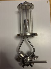 Schott Duran Chromatography Column & Frame with 4-Way Valve BPG Bubble Trap Air picture