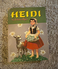 Vintage 1955 Heidi Johanna Spyri Hardcover Book Whitman Publishing Janet Smalley picture