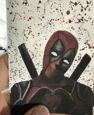 ACEO / ATC Superhero Merc with a Mouth Limited Edition PRINTS picture