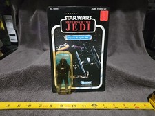 VINTAGE KENNER STAR WARS IMPERIAL TIE FIGHTER PILOT 77 BACK MOC ROTJ HONG KONG picture