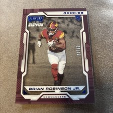 2022 Panini Chronicles Playoff - Blue Brian Robinson Jr. #PMR-25 Rookie Card /99 picture