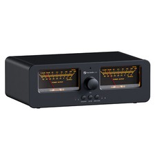 Fosi Audio LC30 Amplifier/Speaker Selector Box 2Analog VU Meter DB Display Black picture