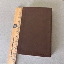 Zondervan NIV Thinline Holy Bible Brown Leathersoft New International Version picture
