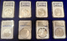 American Silver Eagle 1986-1776-2026  Anniversary 8 Coin Set   (Years 1986-2026) picture