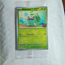 Rare New 2023 Pokemon Bulbasaur Promo Card 151 stamped USA CCG Collectible picture