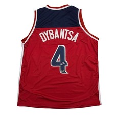 Facsimile Autographed AJ Dybantsa Washington Red Reprint Auto Jersey XL picture