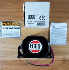 ECCO 630 600 Series 107 Db 12-36V Back-Up Alarm Surface Mount NEW picture