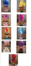 Vintage 1998 Lot of 9 Treasure Troll 5” Dolls With Original Outfits EUC picture