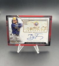 Brice Turang 2023 Topps Inception - Rookie First Milestones Autograph Relics /25 picture
