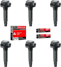 6Pcs Ignition Coils Pack UF553 5C1652 & 6 Motorcraft Platinum Spark Plug SP520 S picture
