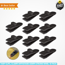 10 Pack Heavy Duty Tarp Clips Lock Grip Clamps Outdoor Canopy Fasteners picture