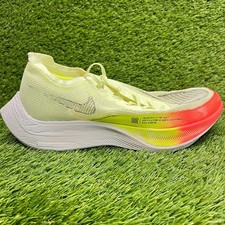 Nike ZoomX Vaporfly Next% 2 Mens Size 10.5 Volt Athletic Running Shoes Sneakers picture