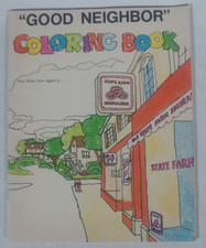 Vintage 1980s State Farm Insurance Good Neighbor Coloring Book Clean picture