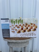 Living Home Kitchen Serving Solutions 42-Piece Sweet & Savory Tasting Set. picture