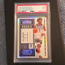 Panini 2020-21 Contenders Anthony Edwards Rookie Ticket Premium Photo Var #105 picture