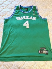 Vintage Reebok Dallas Mavericks Michael Finley #4 Hardwood Classics Jersey 2XL picture