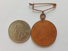 RARE 1925 Korea Joseon Census Medal Korean Peninsula Map Badge picture