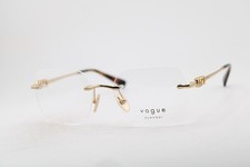 NEW VOGUE EYEWEAR VO 4320-B 280 GOLD HAVANA CRYSTAL AUTHENTIC EYEGLASSES 53-17 picture