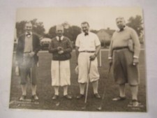 1931 MISSION HILLS COUNTRY CLUB - 4 GOLFERS PHOTOGRAPH - 9 1/2