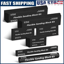 7Pcs Sanding Block Kit Flexible EVA Foam Wet or Dry for Automotive or Woodwork picture