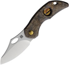 Olamic Cutlery Busker Framelock Carbon Fiber Folding MagnaCut Pocket Knife 982 picture