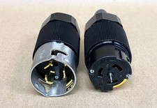 Hubbell CS8364L/CS8365L 50A 250V 3P 4W Male/Female Twist Lock Plug Set picture