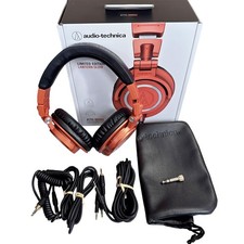 NEW Audio-Technica ATH-M50X Professional Over Ear Headphones - Orange picture