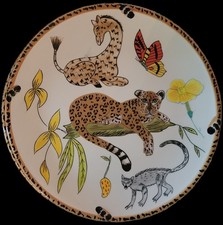 Lynn Chase Jungle Jubilee Hand Painted 8