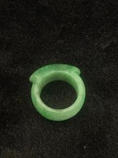 An antique Chinese jadeite ring from the Qing Dynasty. picture