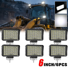 6PCS Flood Beam 6inch LED Work Lights For Truck 12V 24V Tractor offroad Powerful picture