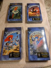 VINTAGE-1978-[NEW IN WRAPPER] SUPERMAN-VHS-4 PIECE MOVIE SET picture