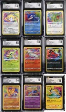 ✨✨ CGC 10 ENGLISH Amazing Rare Complete Set All 9 Rayquaza Kyogre Raikou ++ picture