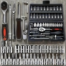 46 Pcs Socket Wrench Set 1/4