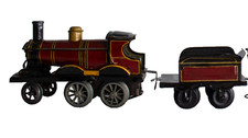 1920-1928 Unusual German 2-4-0 0-gauge clockwork Locomotive (repainted) picture