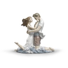 NEW -  Lladro The Thrill of Love Couple Figurine picture