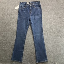 Express Jeans Womens Size 8 Blue Bootcut Mid Rise 5 Pocket Stretch Denim NEW NWT picture
